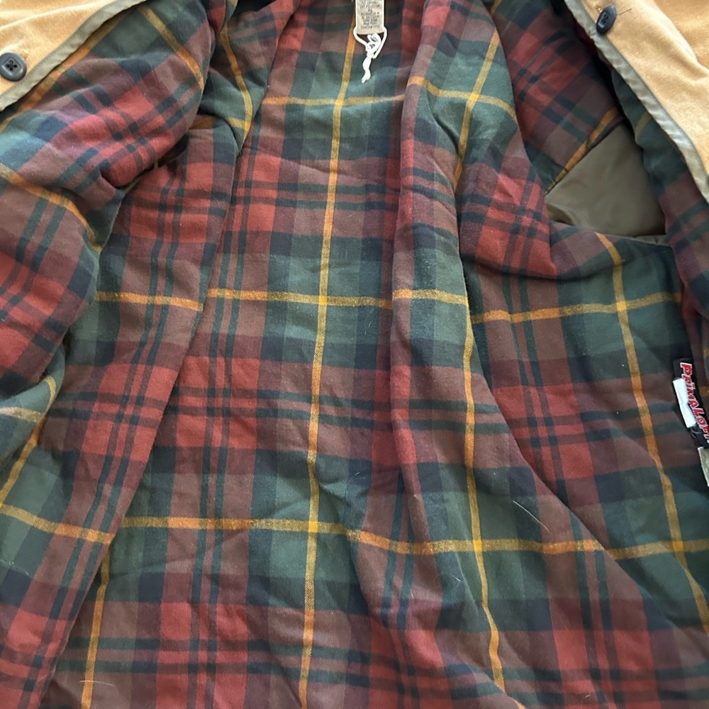 Vintage LL Bean Wool Lined Work Jacket Size XL Chore Coat Canvas Carhartt Style - Picture 6 of 8